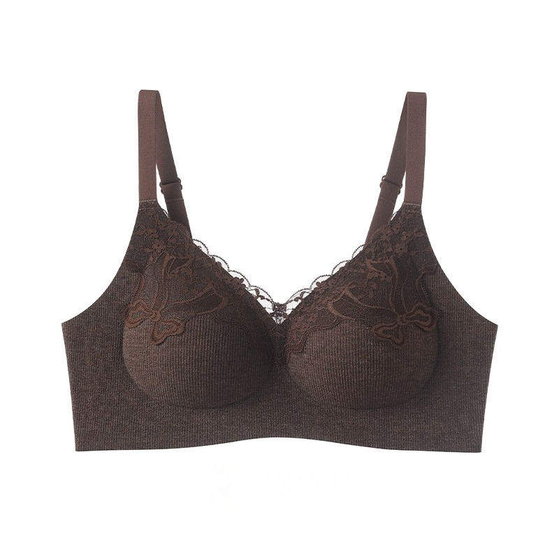 Wirefree Bra Comfort - Женский модный бюстгальтер-бралетт с ребристой кружевной