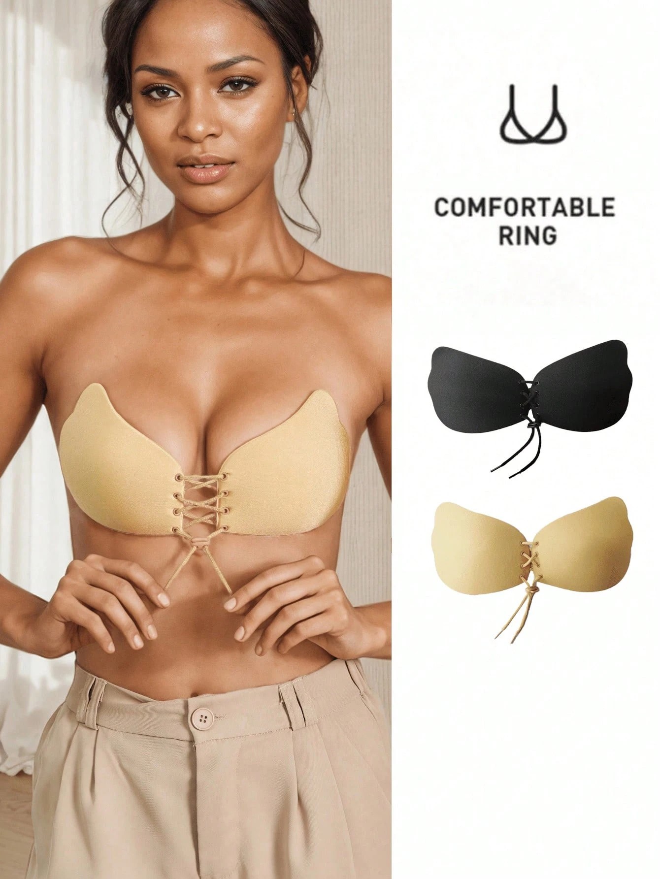 1 шт. липкий бюстгальтер, бюст – обзор и цена Strapless Bra Adhesive